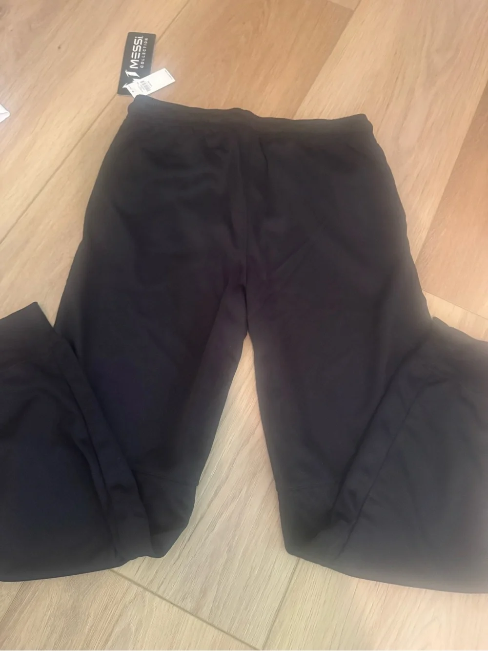 Old Navy Black Joggers with Pink Messi Logo